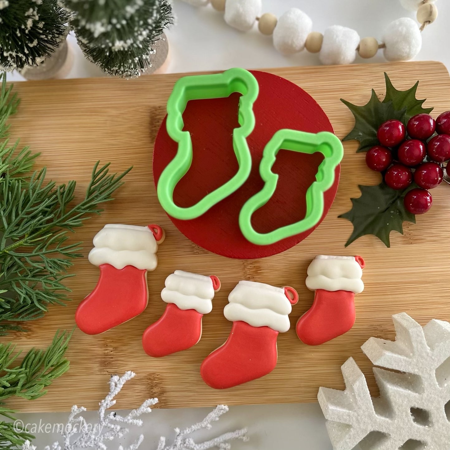 Farmhouse Stocking Cookie Cutter