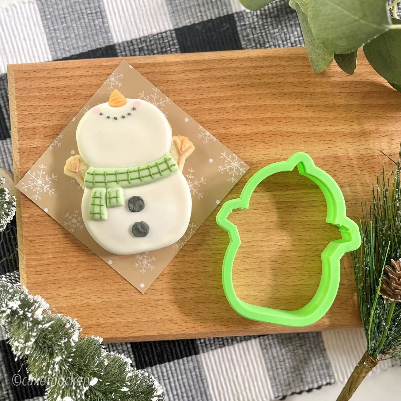 Happy Snowman 2023 Cookie Cutter