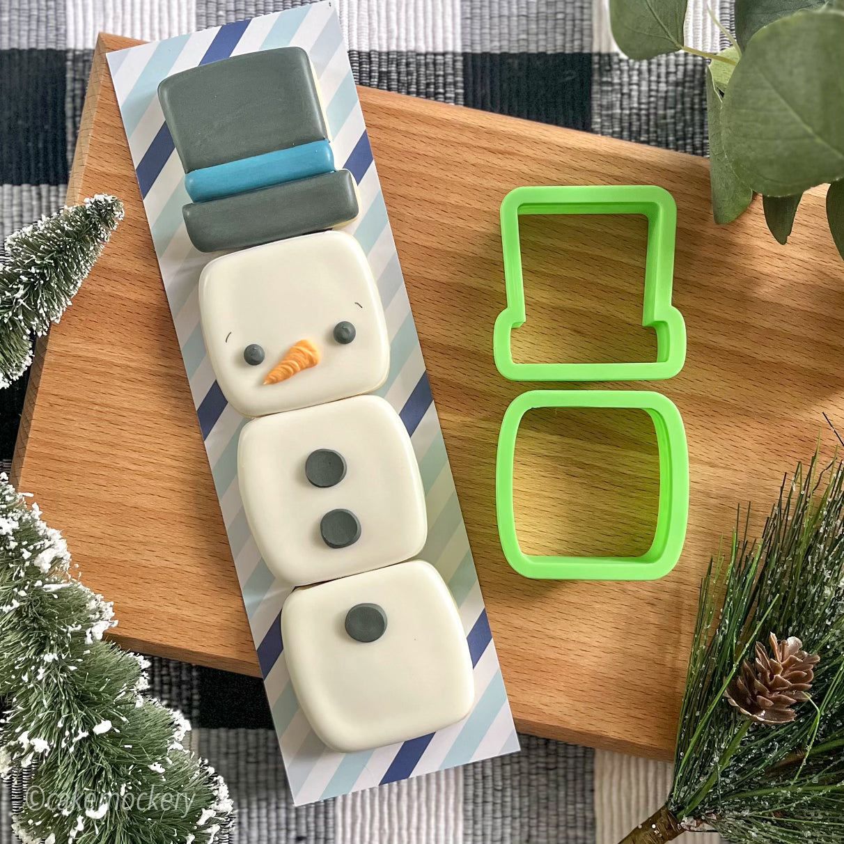 Stackable Snowman Cookie Cutter Set of 3