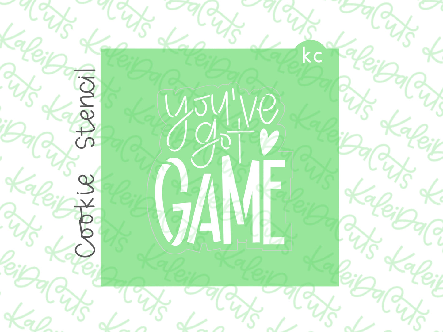 You’ve Got Game Stencil