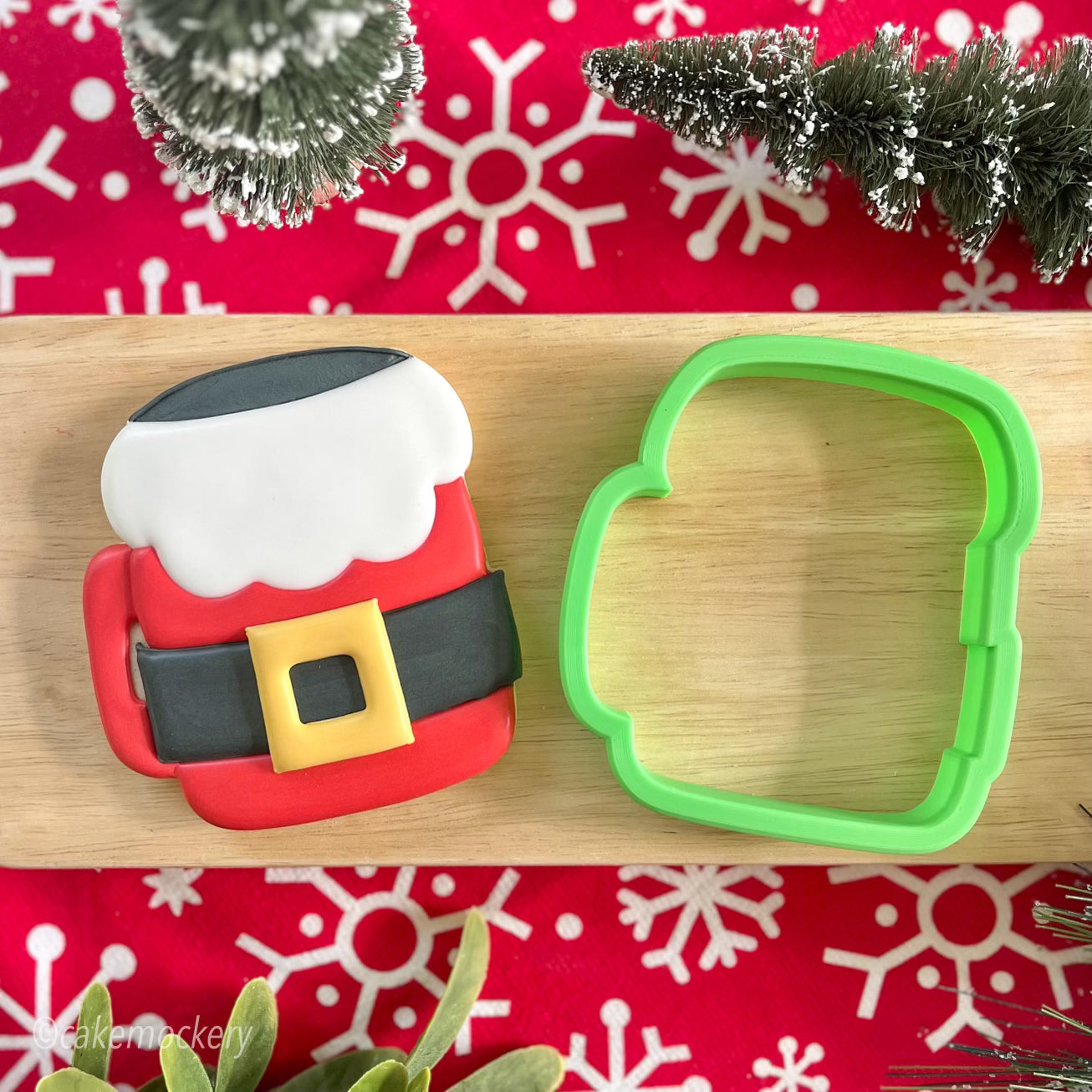 Santa Belt Mug Cookie Cutter