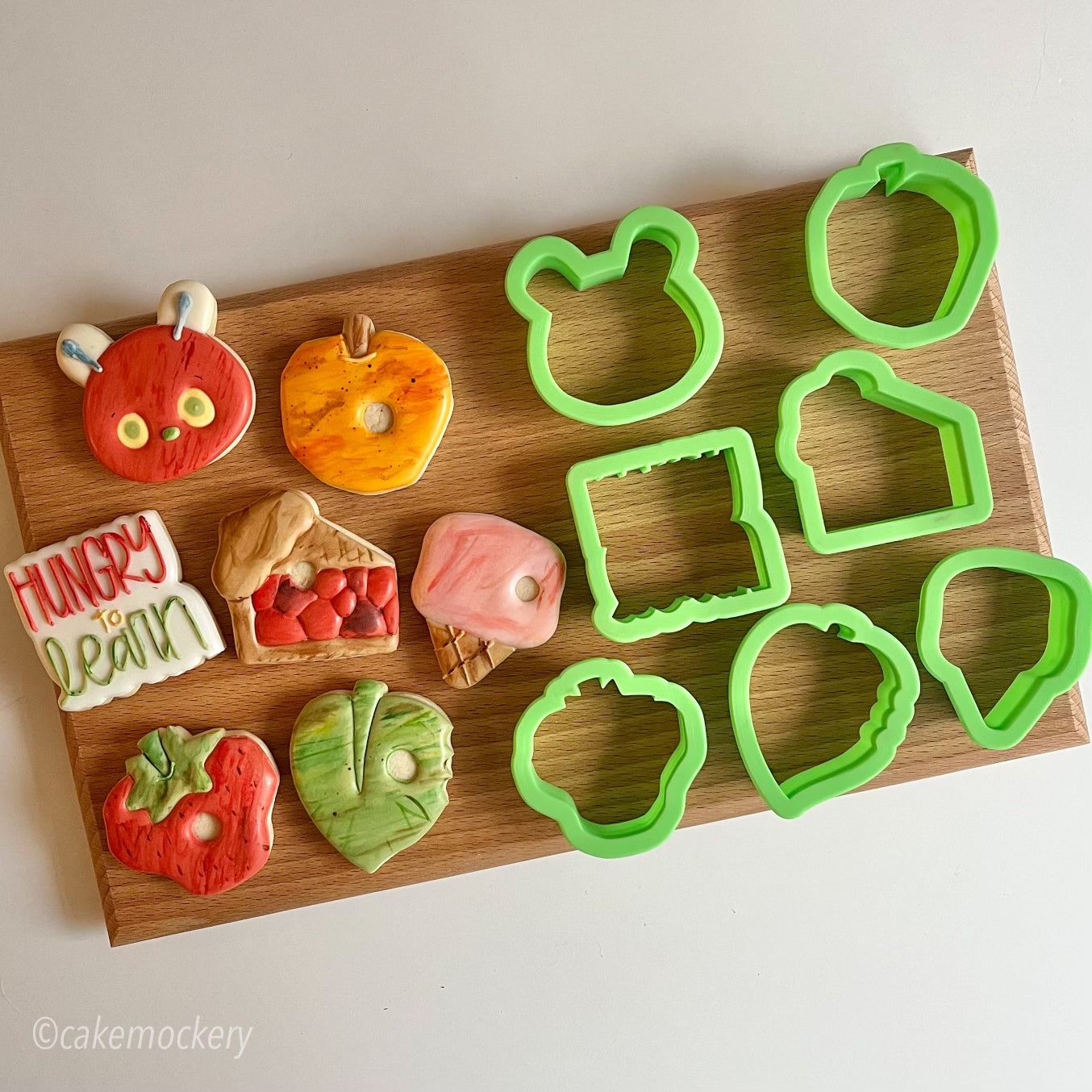 Hungry Worm Cookie Cutter Set of 6