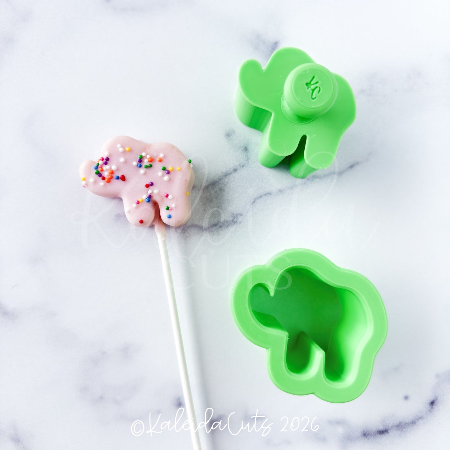 Frosted Elephant Kaleida Popper