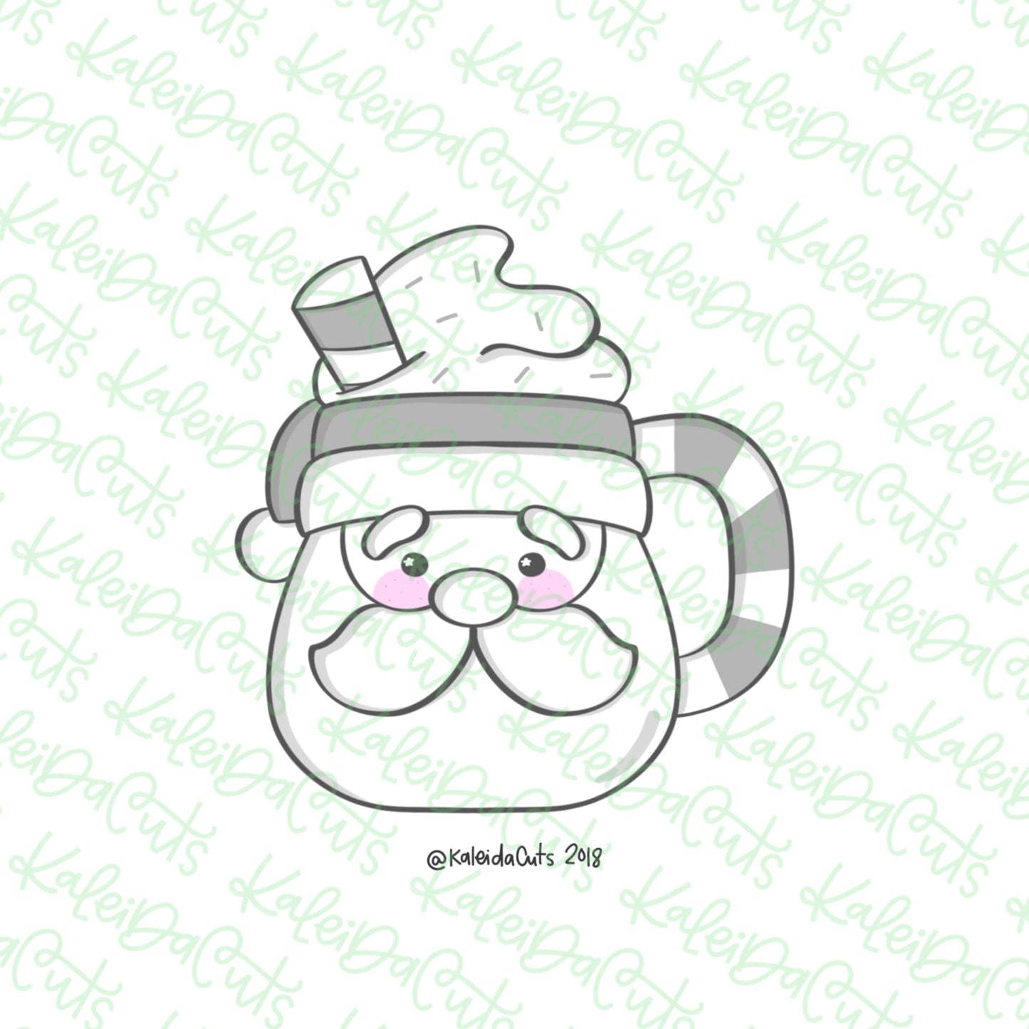 Santa Mug Cookie Cutter