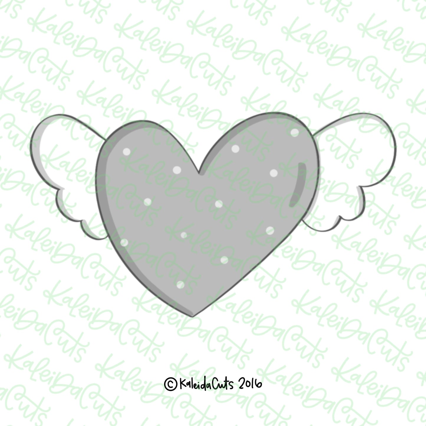 Cupid Heart Cookie Cutter