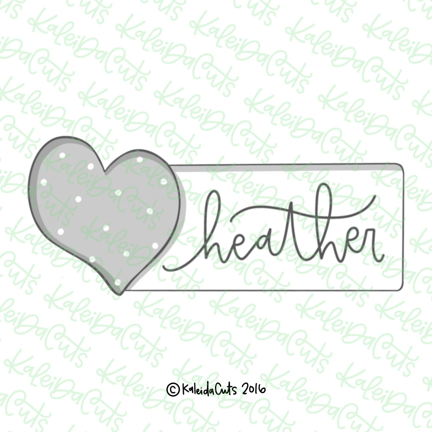 Heart Cookie Stick Cookie Cutter