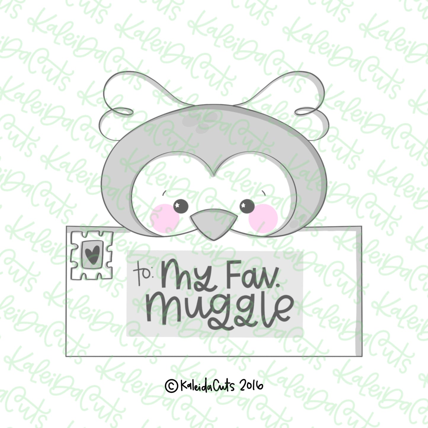 Owl Plaque Cookie Cutter