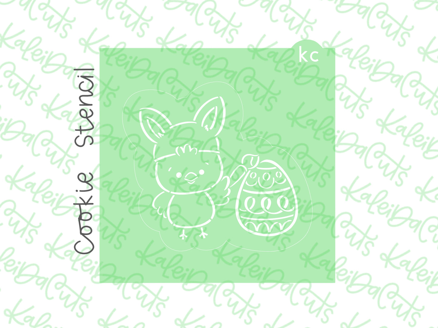 PYO Chick Painting Stencil