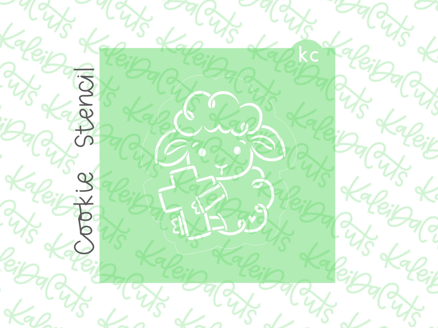 PYO Lamb Cross Stencil