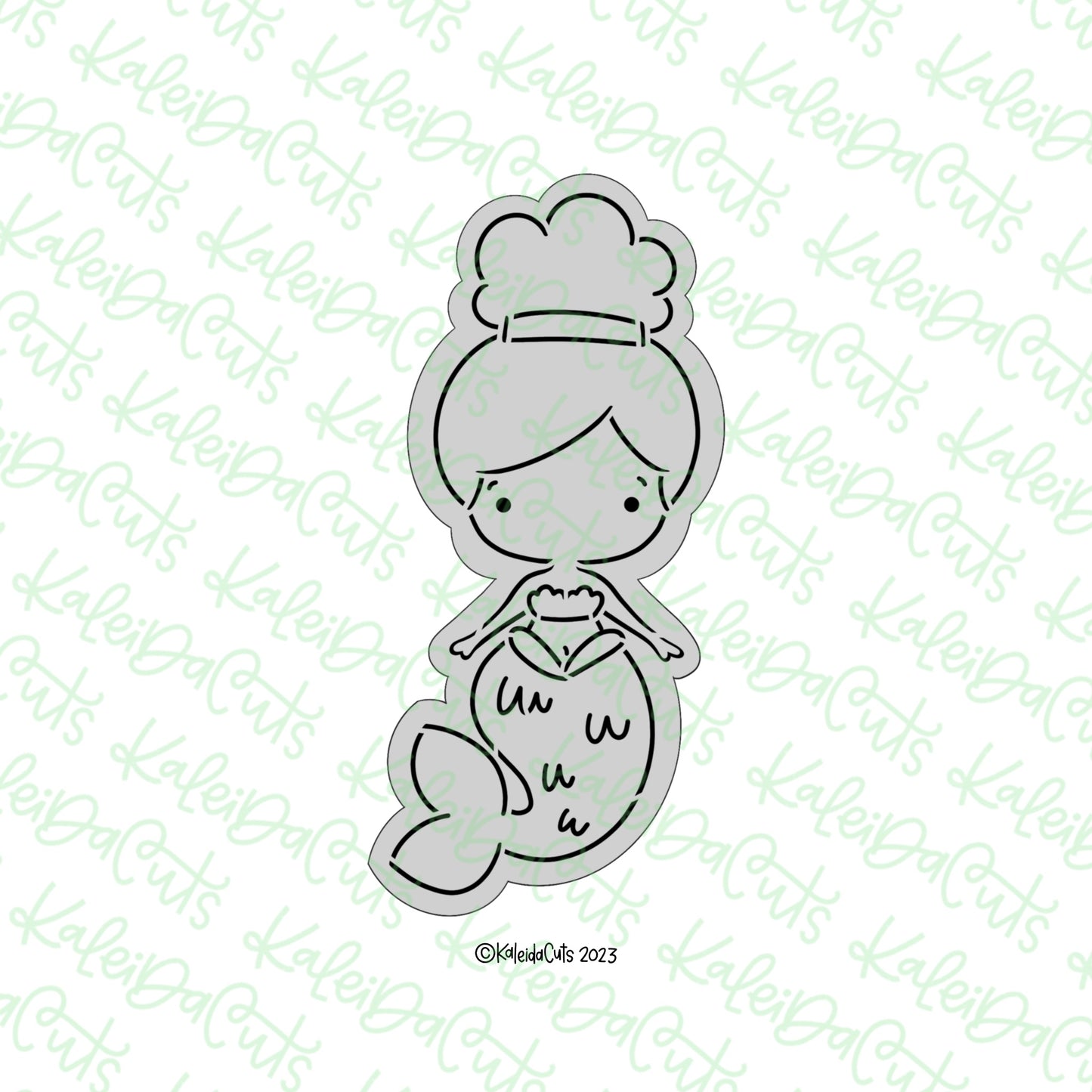 Whimsical Mermaid Georgie Cookie Cutter