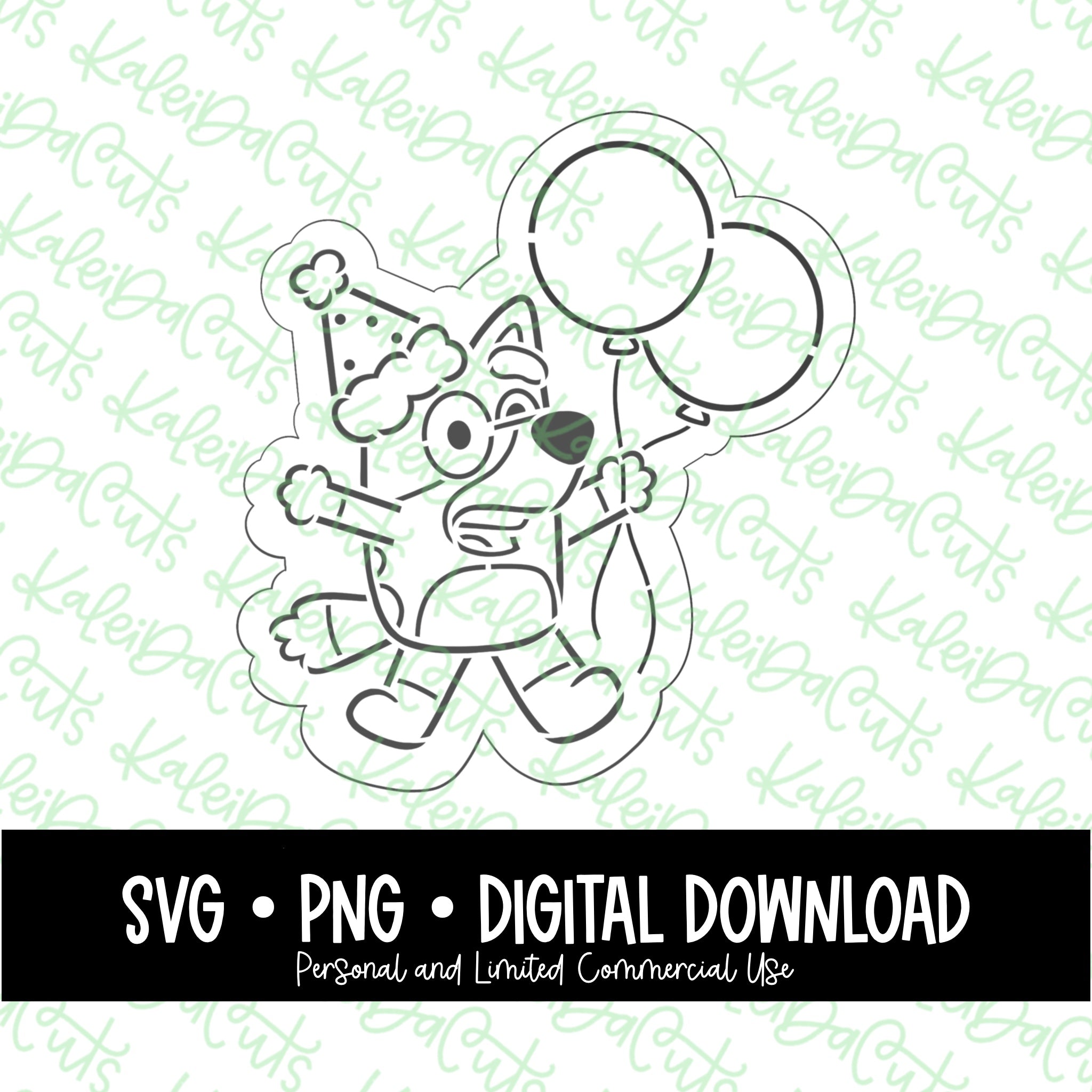 PYO Birthday Pup Digital Download – KaleidaCuts