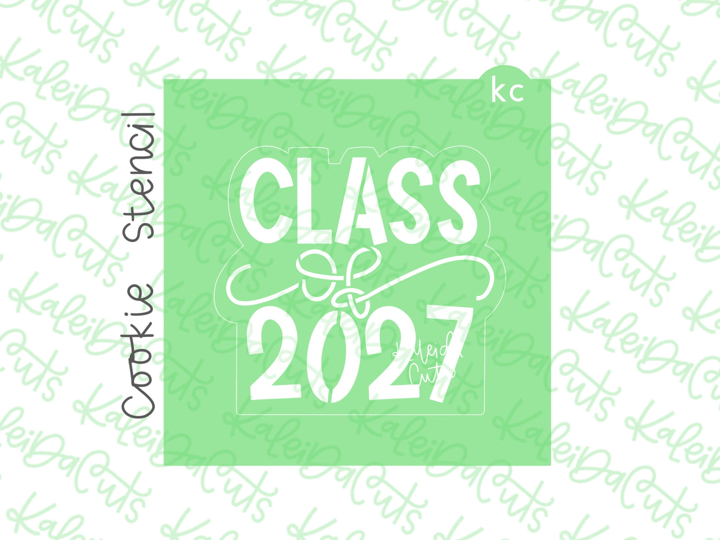 Class of Plaque 2027 Stencil