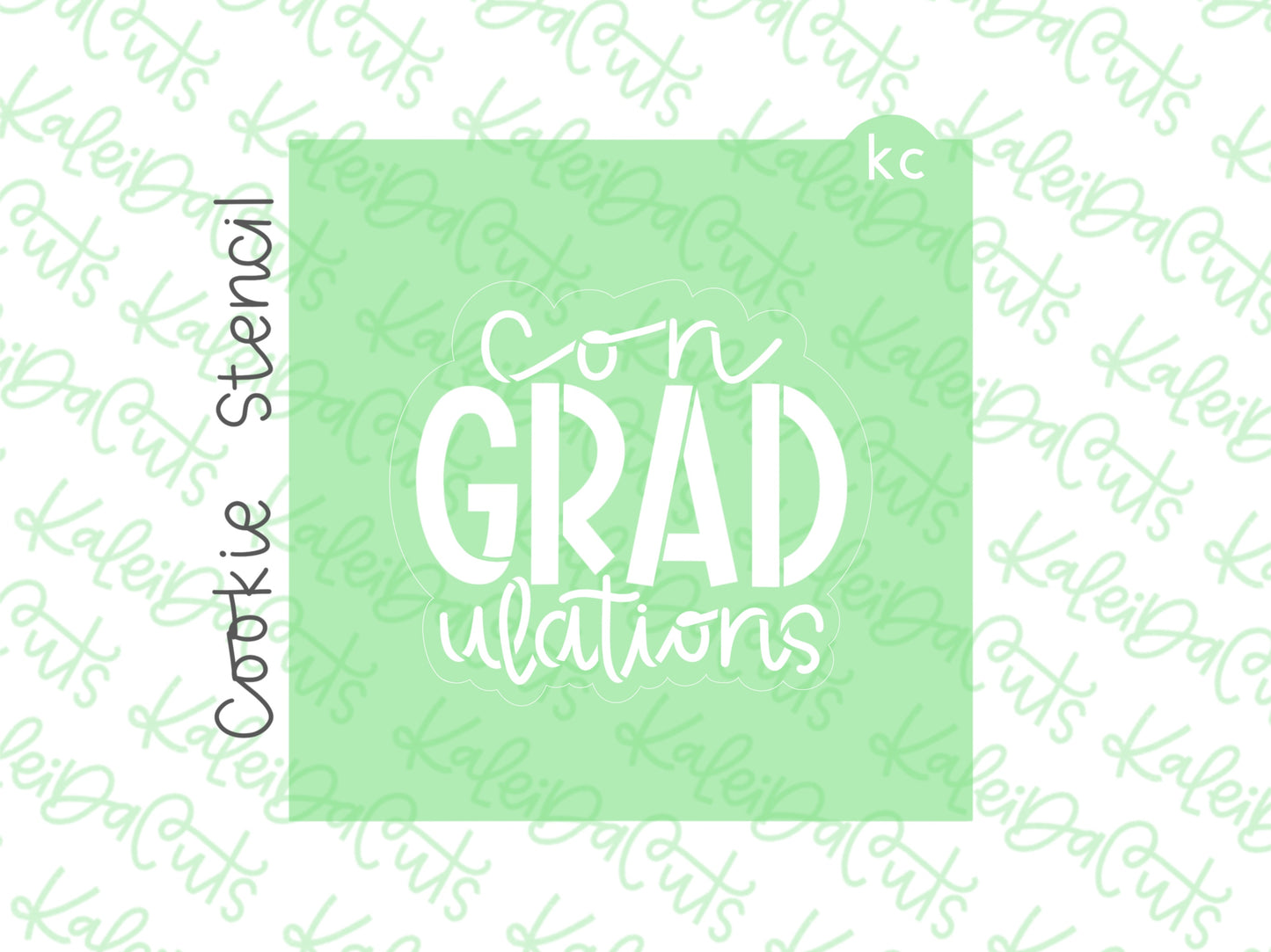 ConGRADulations Stencil