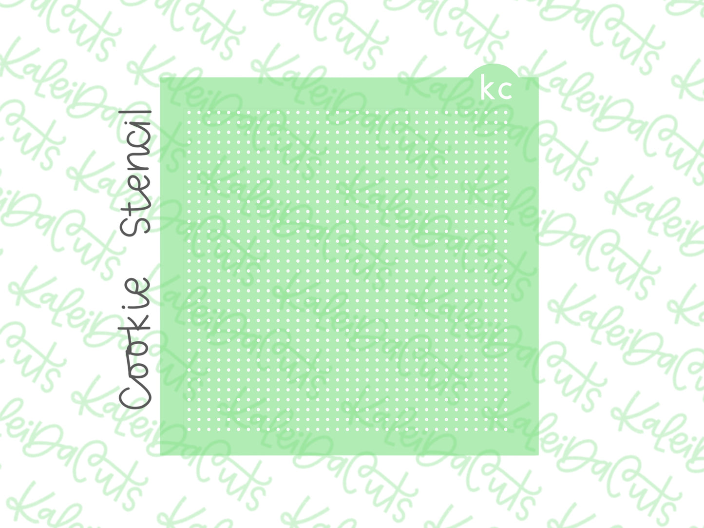 Tiny Dot Pattern Stencil