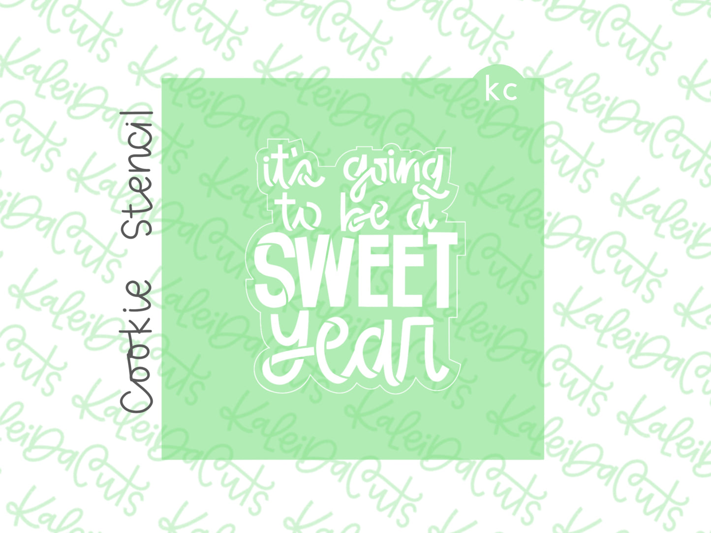 Sweet Year Stencil