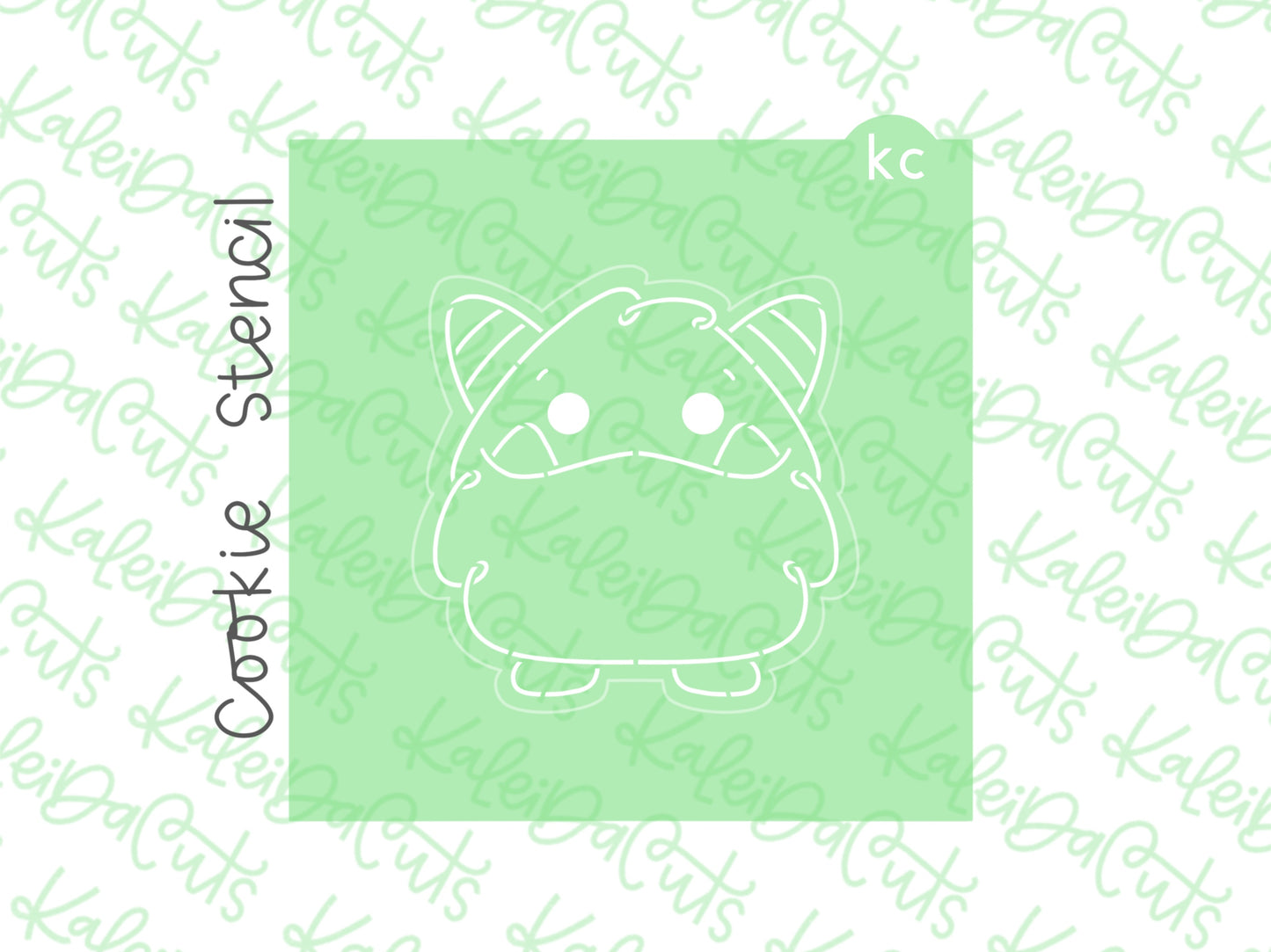 Candy Corn Monster PYO Stencil