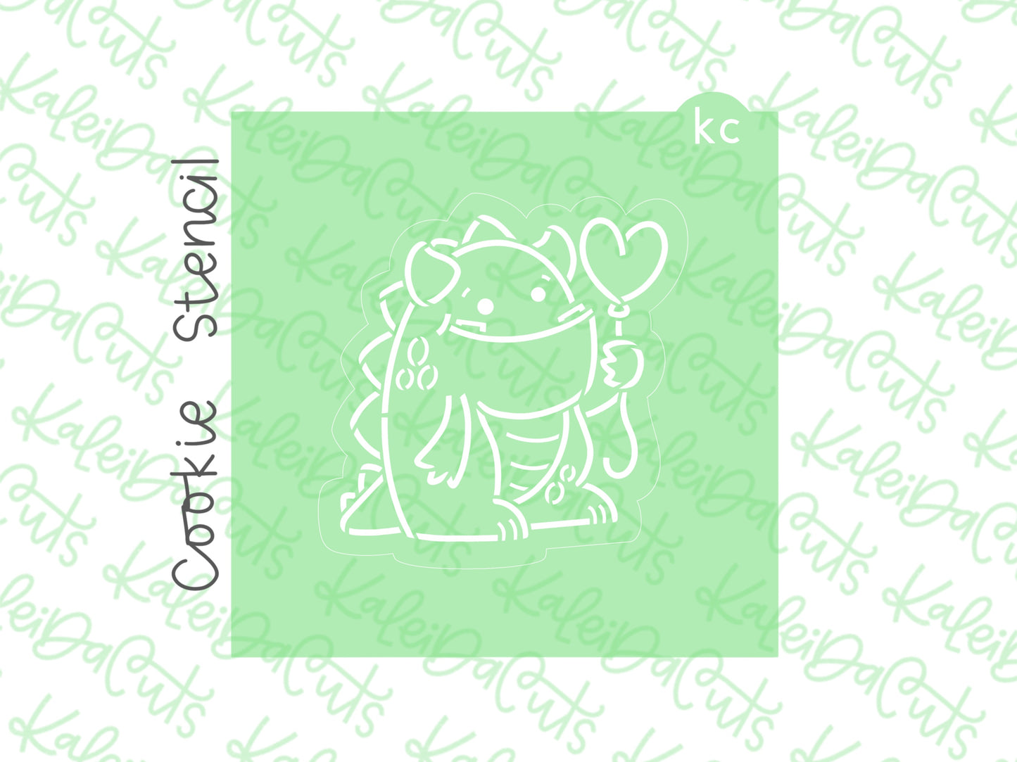 PYO Monster Heart Balloon Stencil