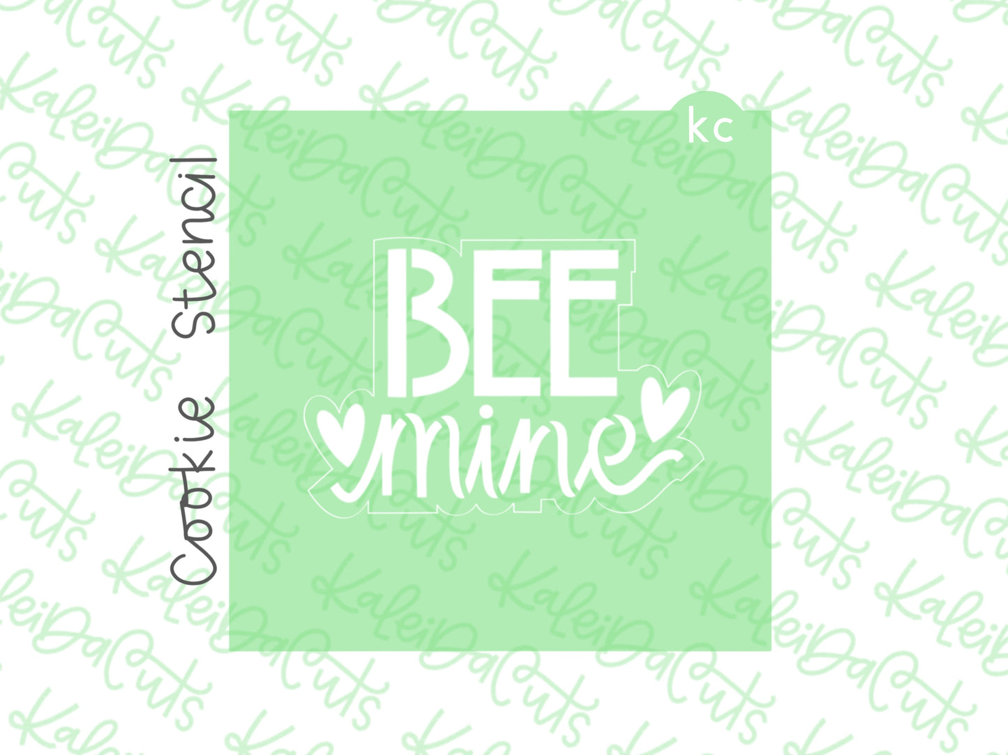 Bee Mine Stencil