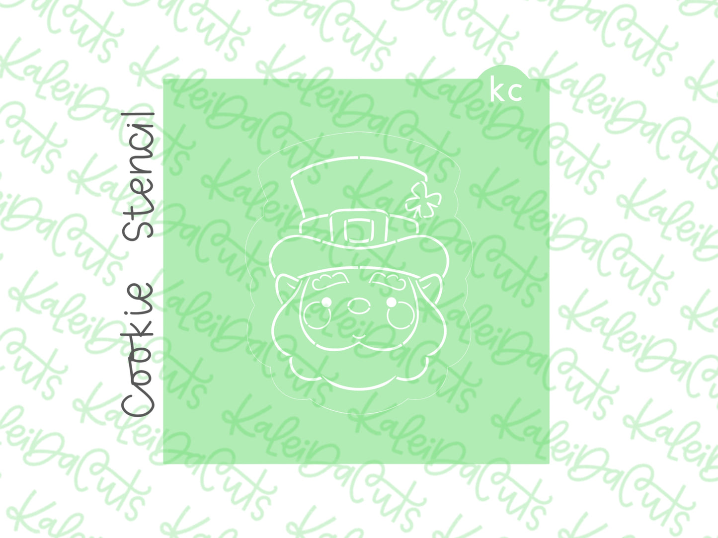 PYO Leprechaun Face Stencil