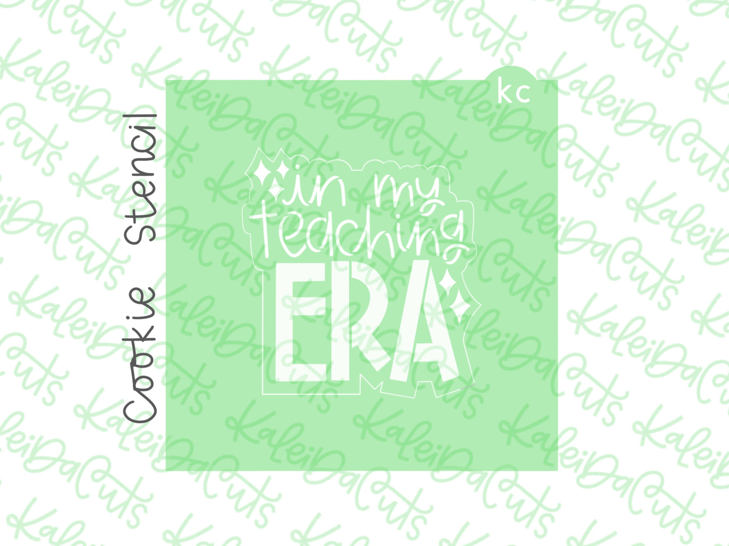 Teaching Era Stencil