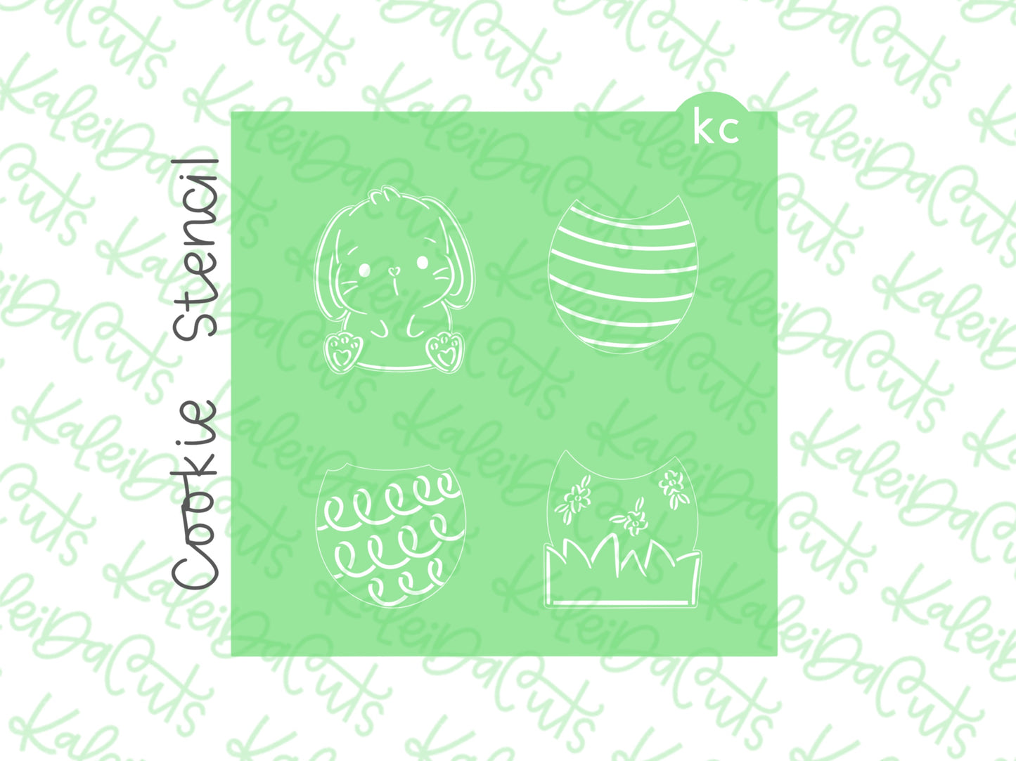 Color Me Bunny PYO Mini Stencil