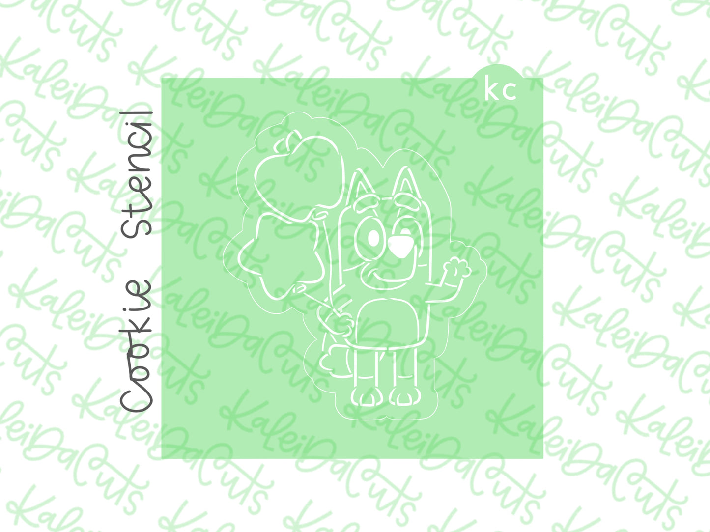 PYO School Pup Stencil