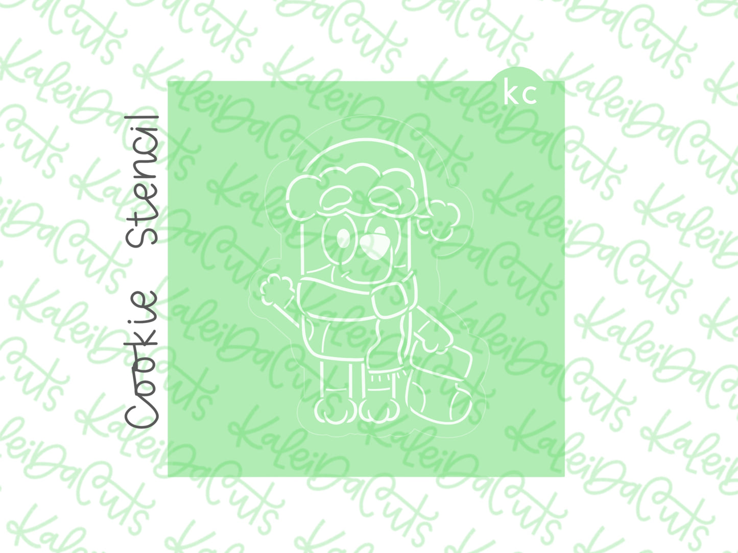 PYO Holiday Pup Santa Stencil