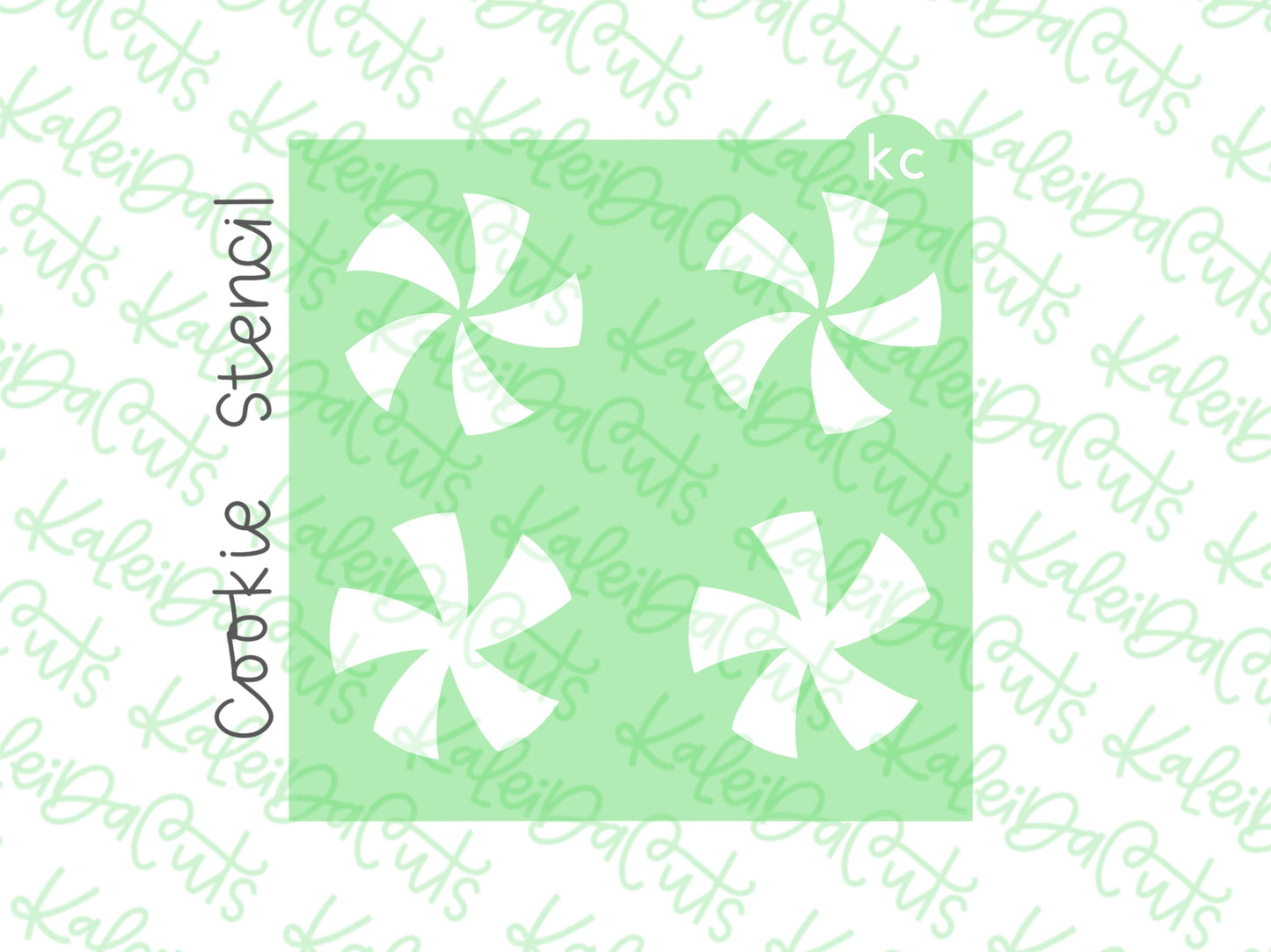 Peppermint Mini Stencil