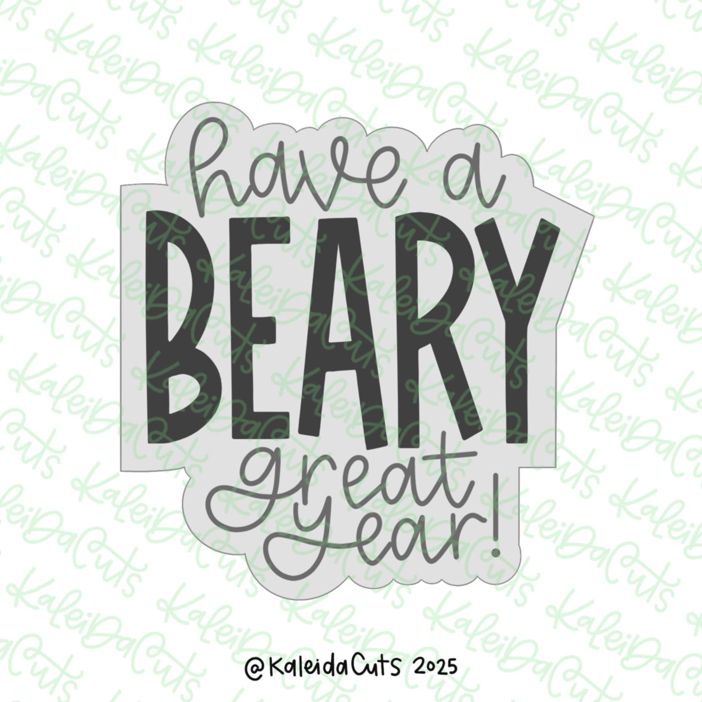 Have a Beary Great Year Cookie Cutter