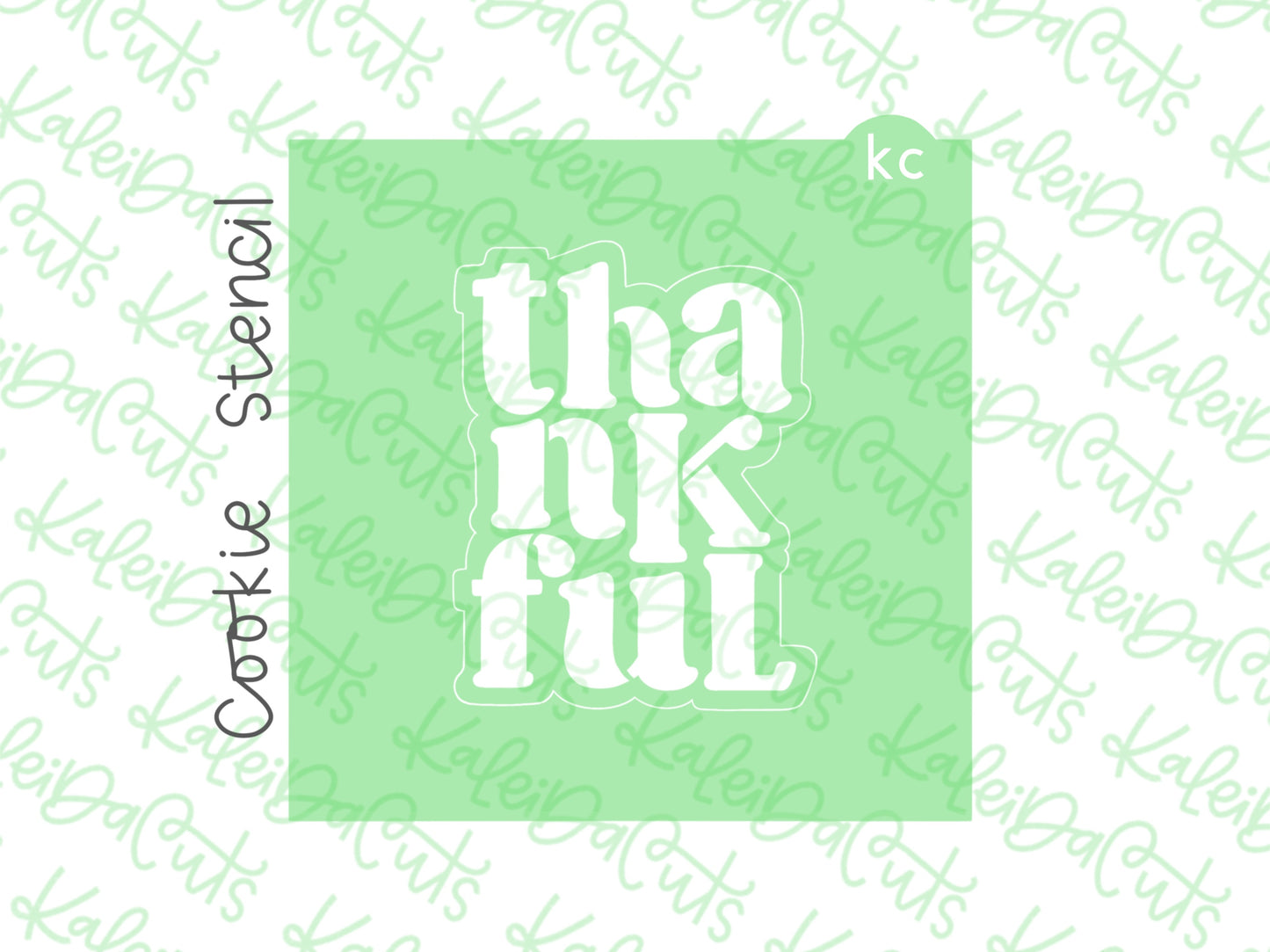 Thankful 2025 Stencil