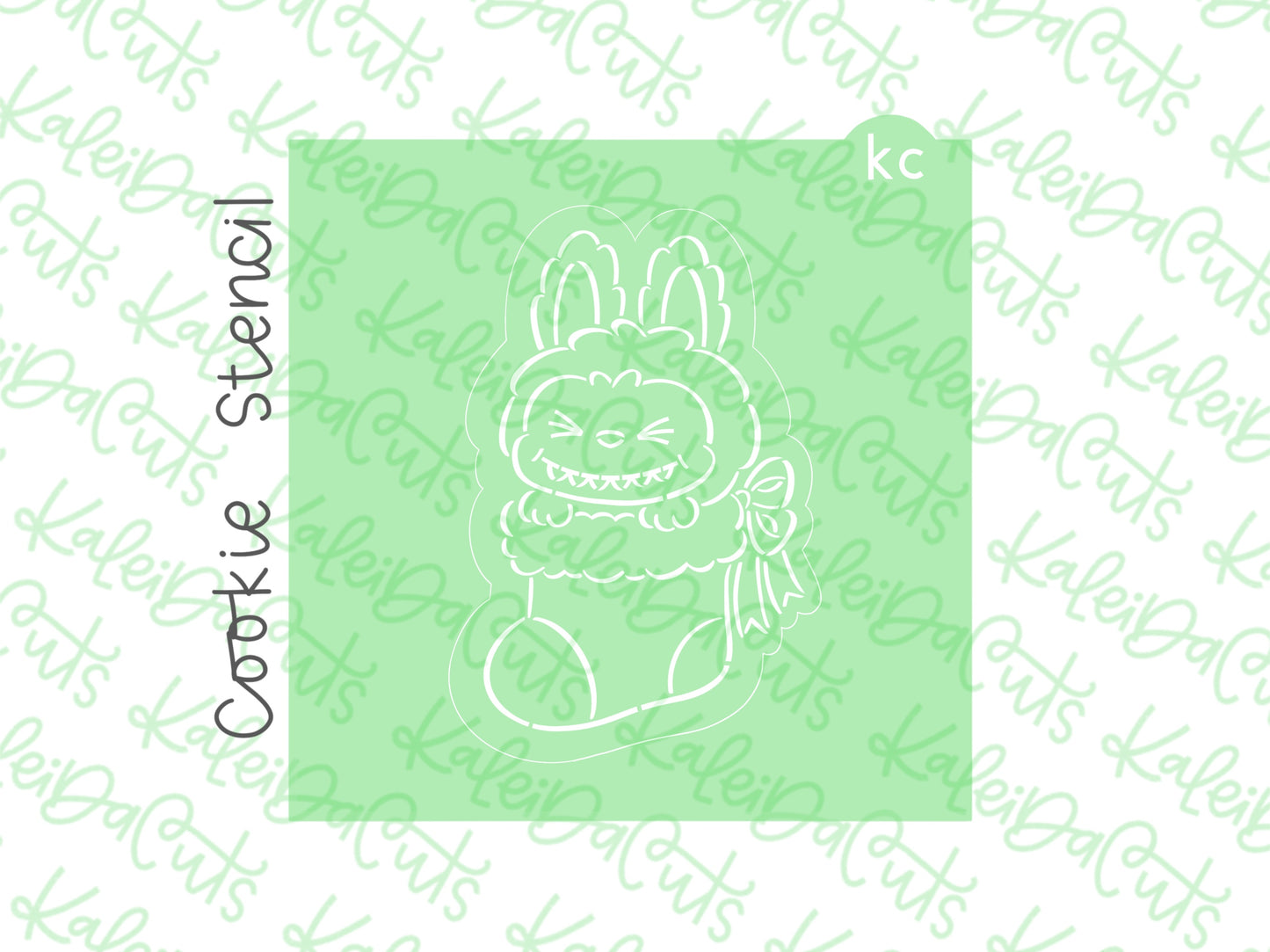 PYO Monster Plush Stocking Stencil