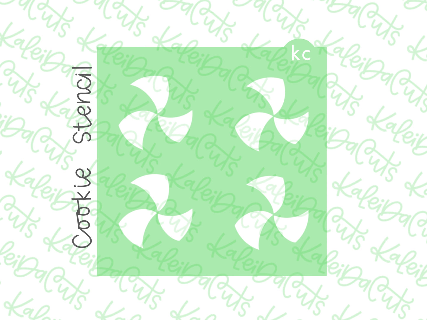 Peppermint Mini Three Stripe Stencil