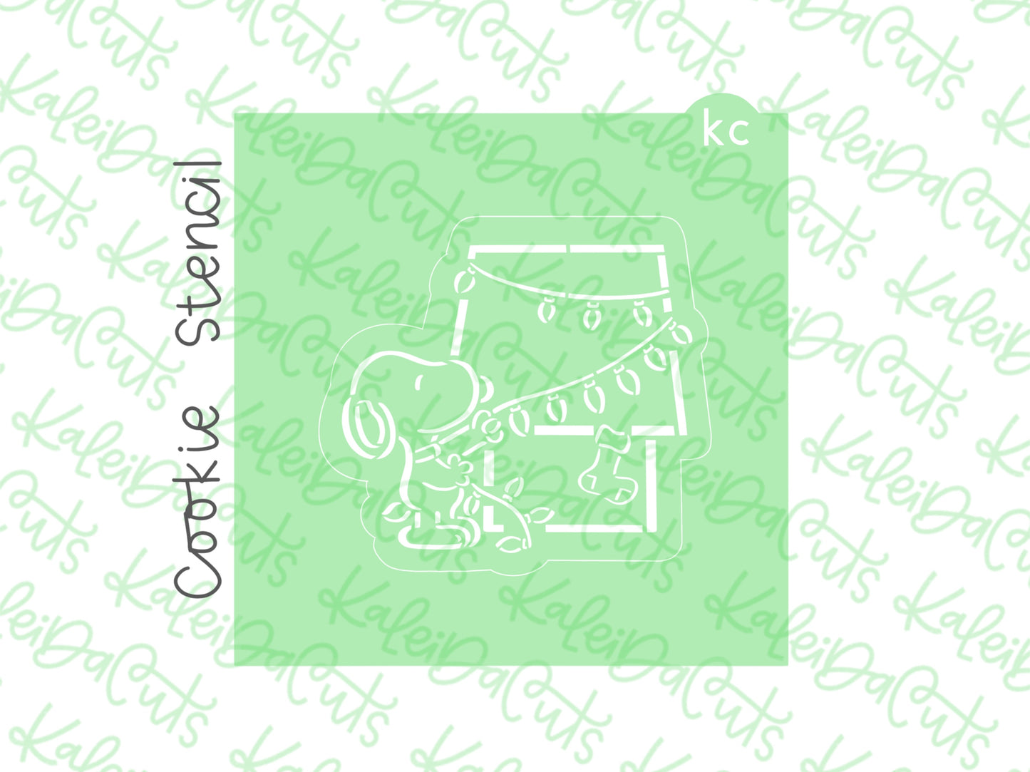 PYO Snoop Christmas House Stencil