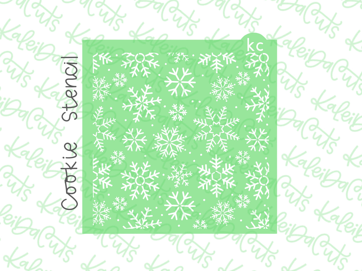 Snowflake Pattern Stencil