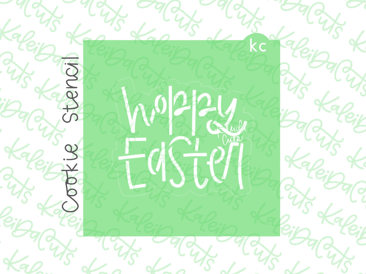 2026 Hoppy Easter Stencil
