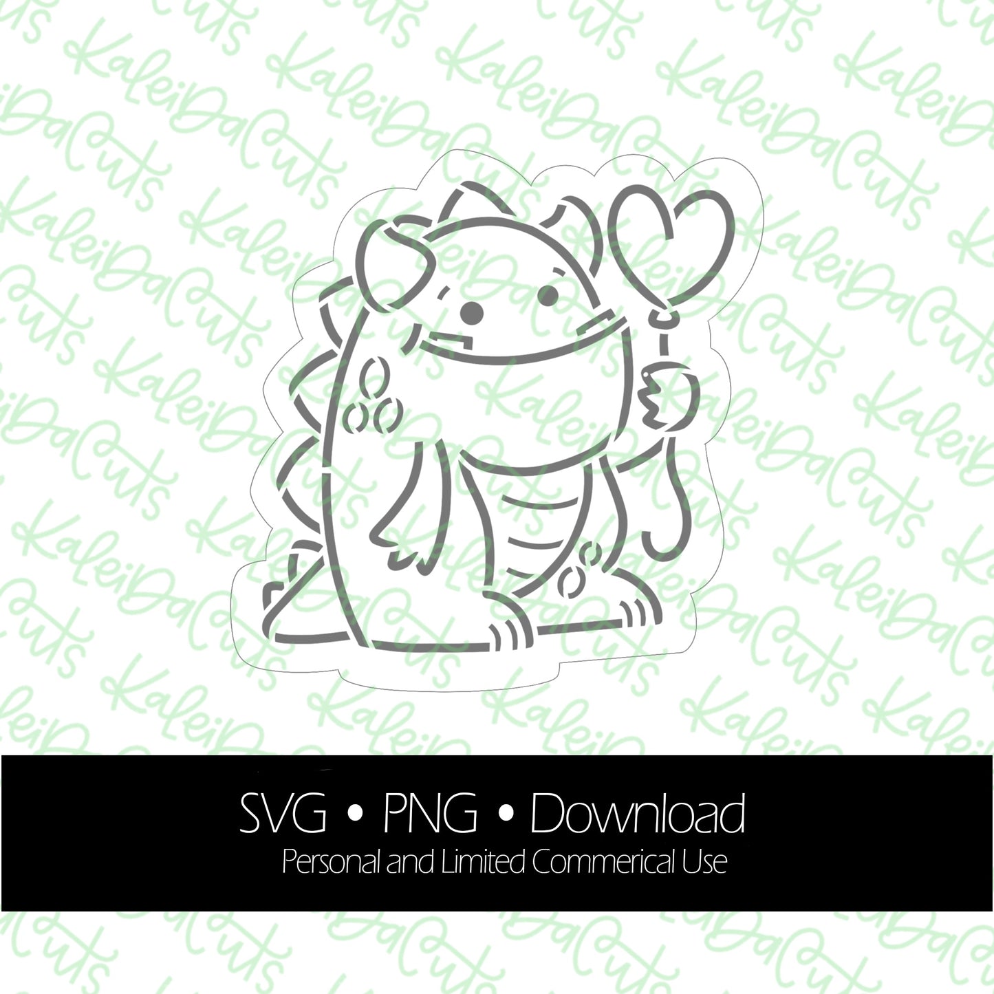 PYO Monster Heart Balloon Digital Download.