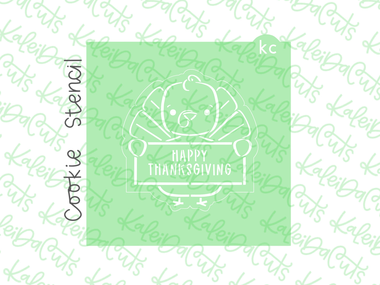 PYO Turkey Plaque Stencil