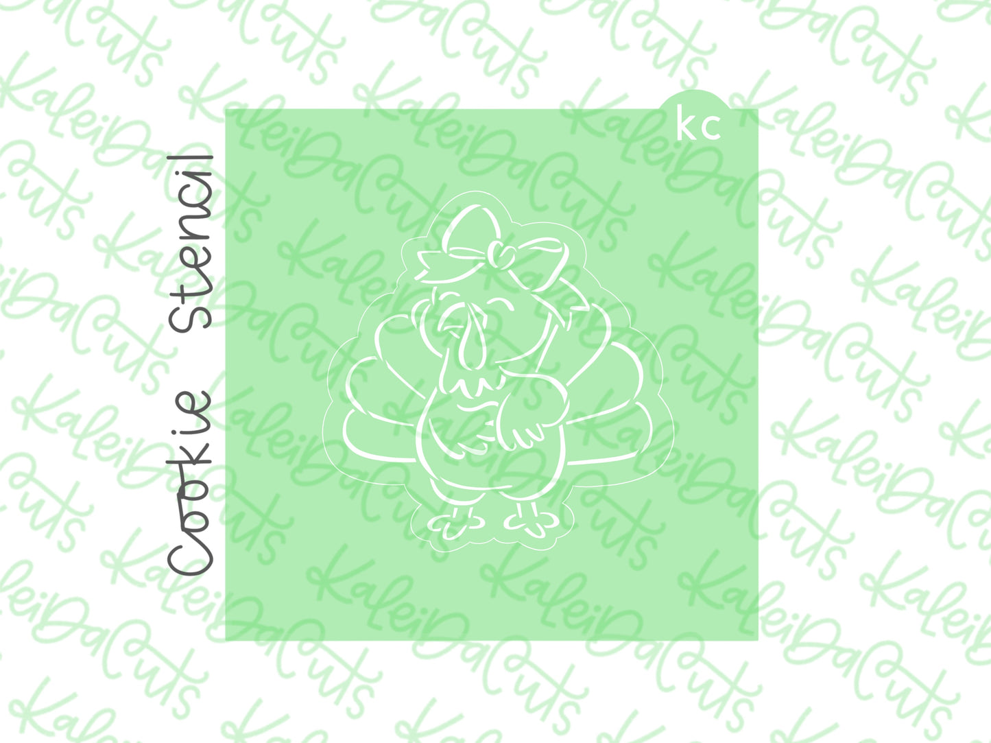PYO Turkey Bow Stencil