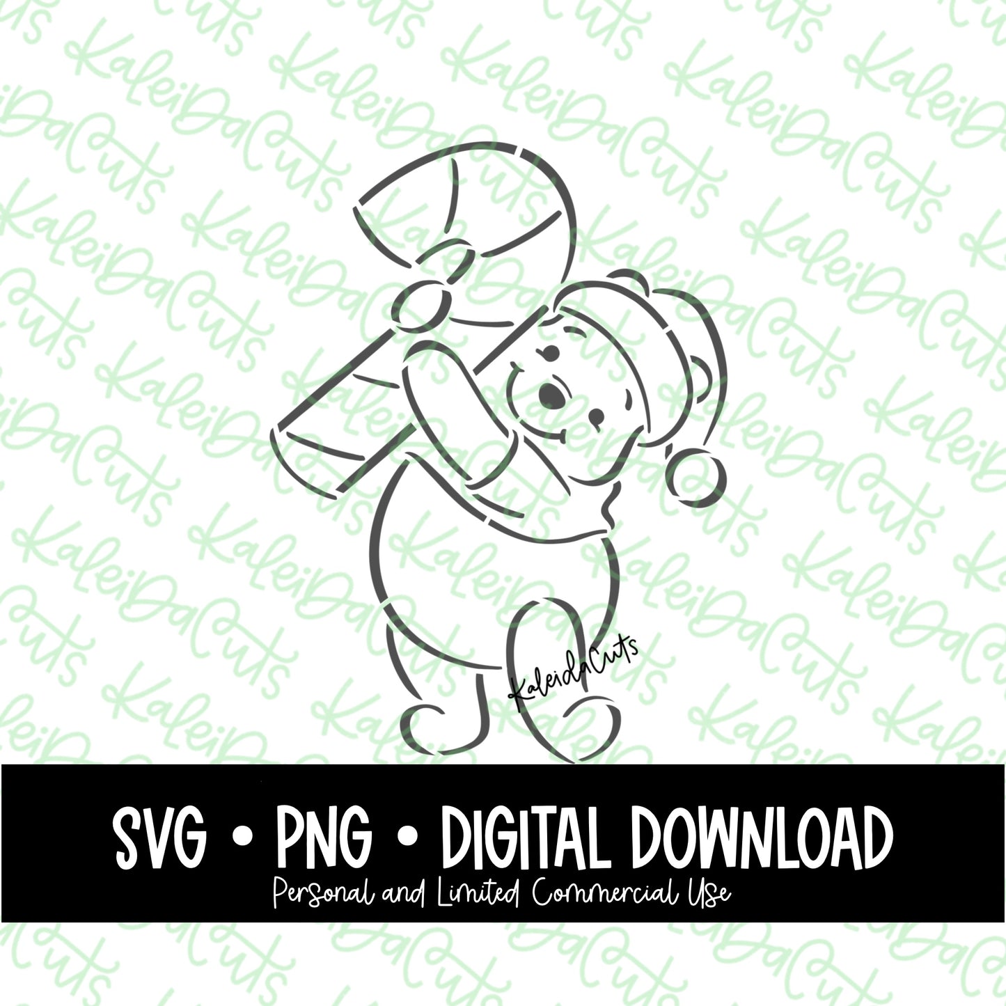 PYO Pooh Christmas Digital Download