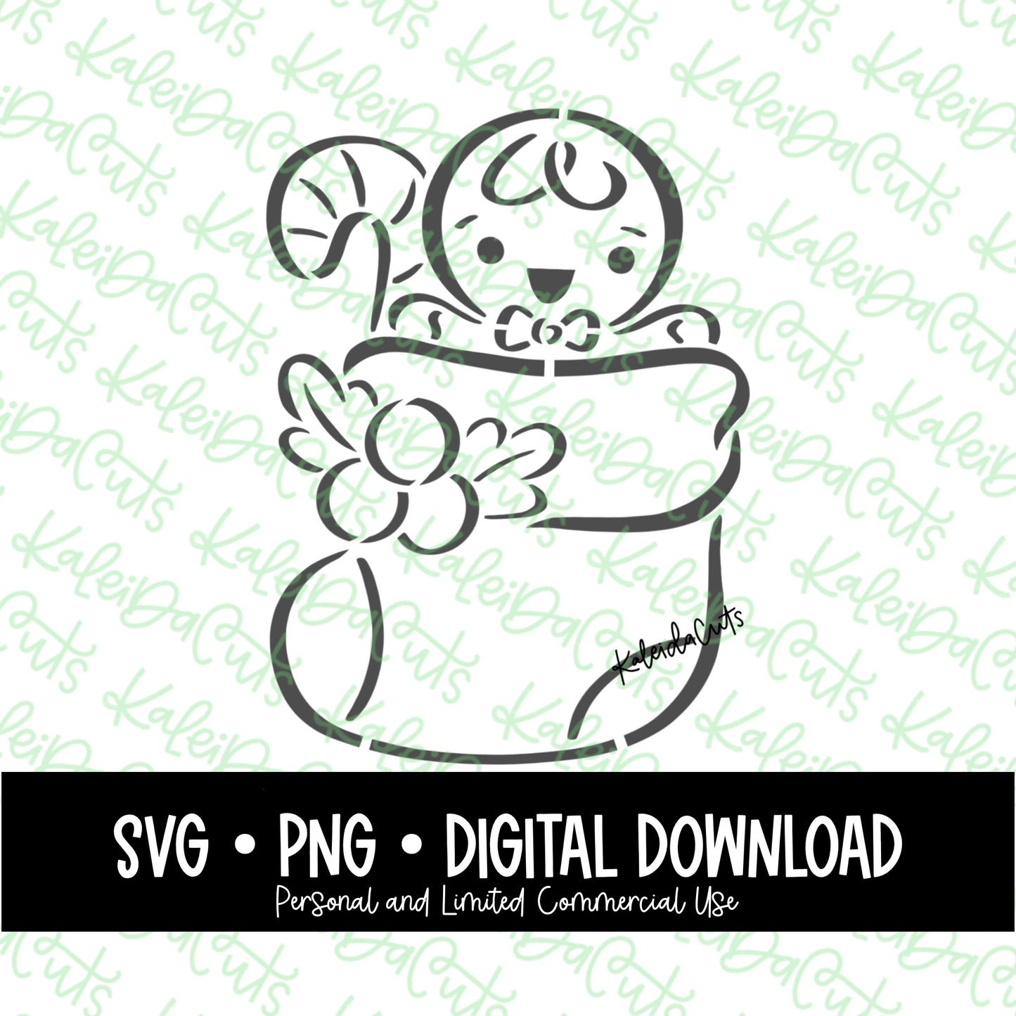PYO Gingy Stocking Digital Download