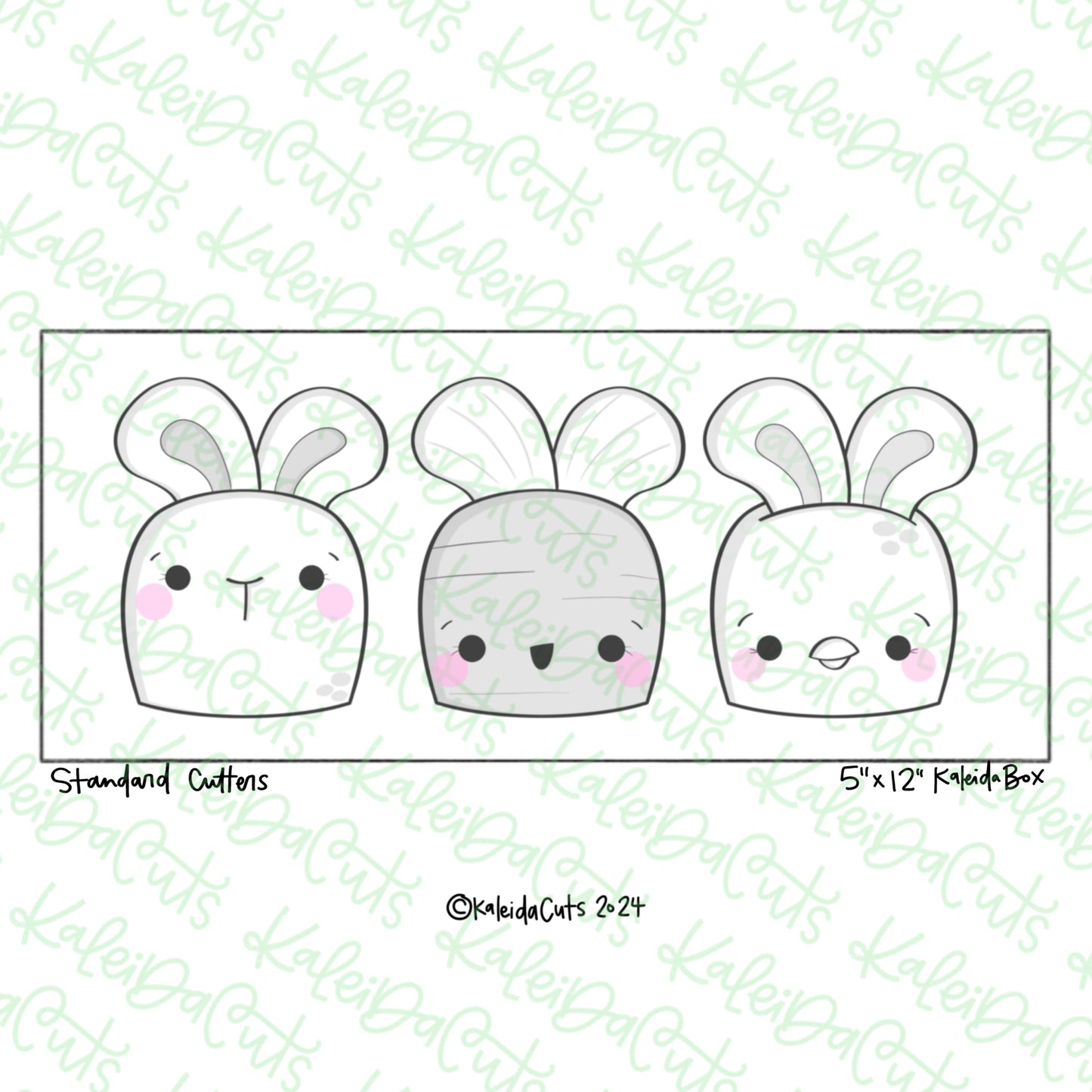 Whimsy Easter Bunny Cookie Cutter