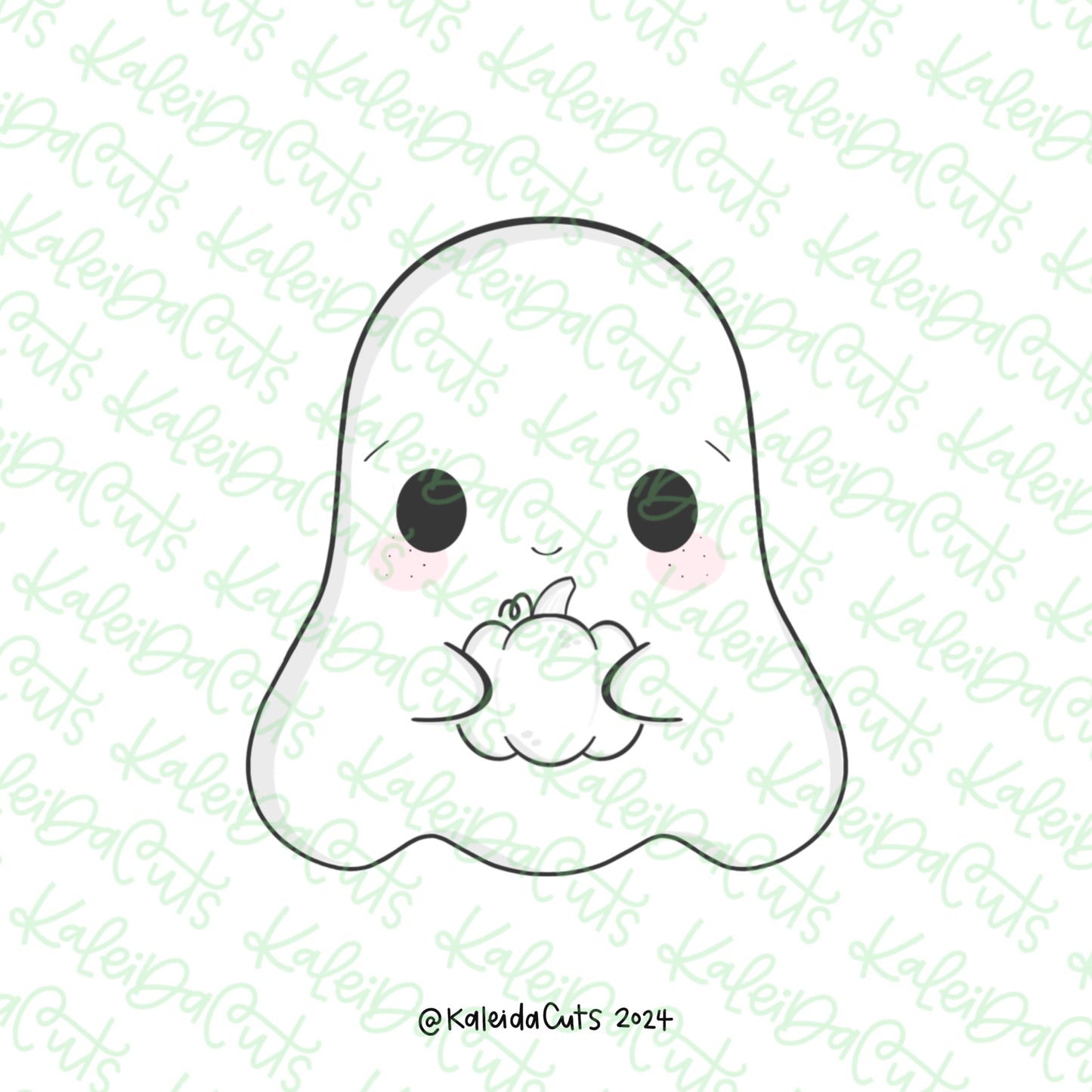 Thankful Ghost Cookie Cutter