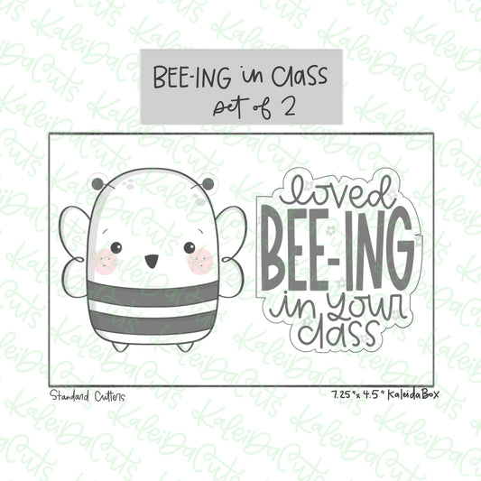BEEing in Class Cookie Cutter Set of 2