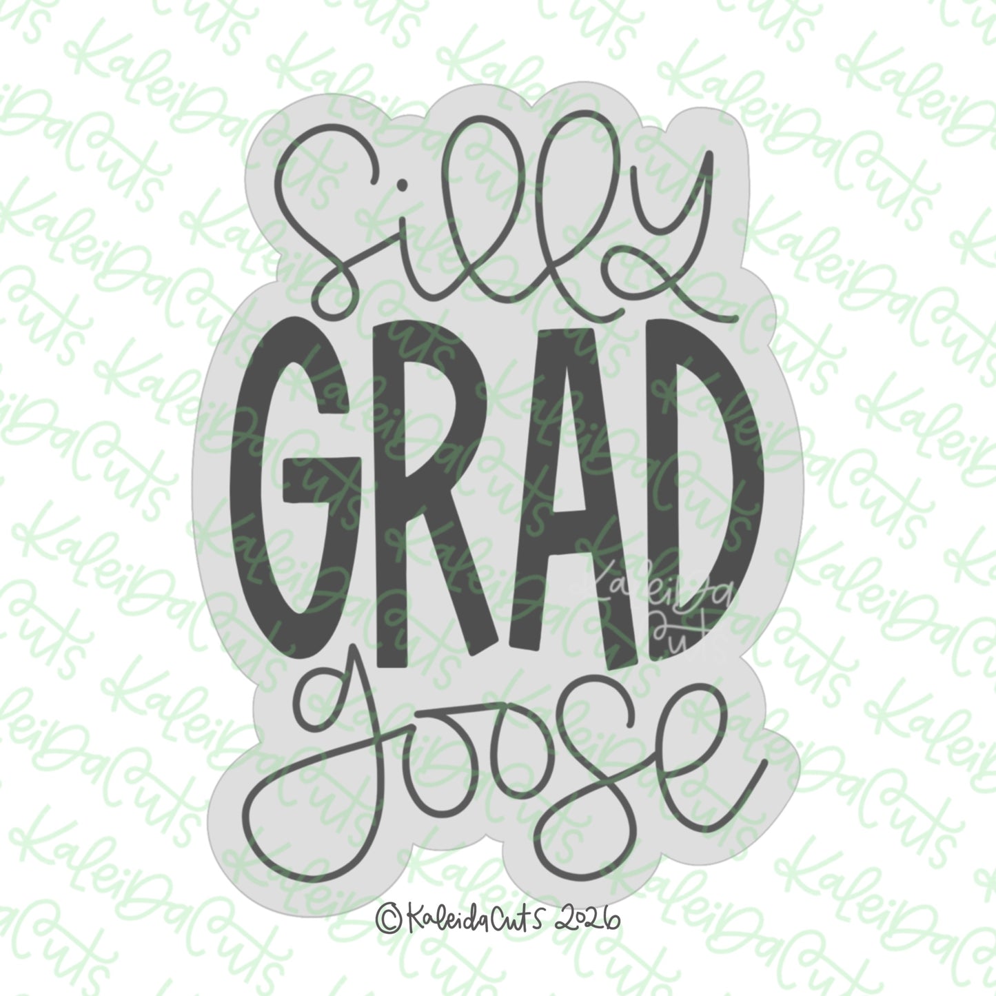 Silly Grad Goose Cookie Cutter