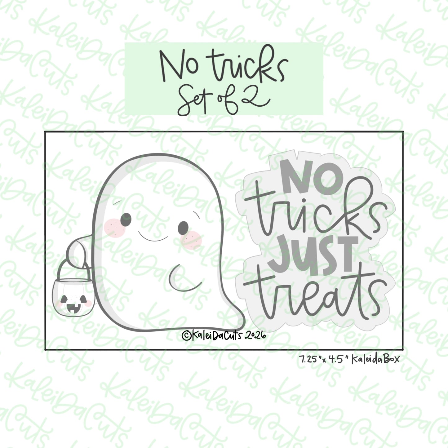 No Tricks Cookie Cutter Set of 2