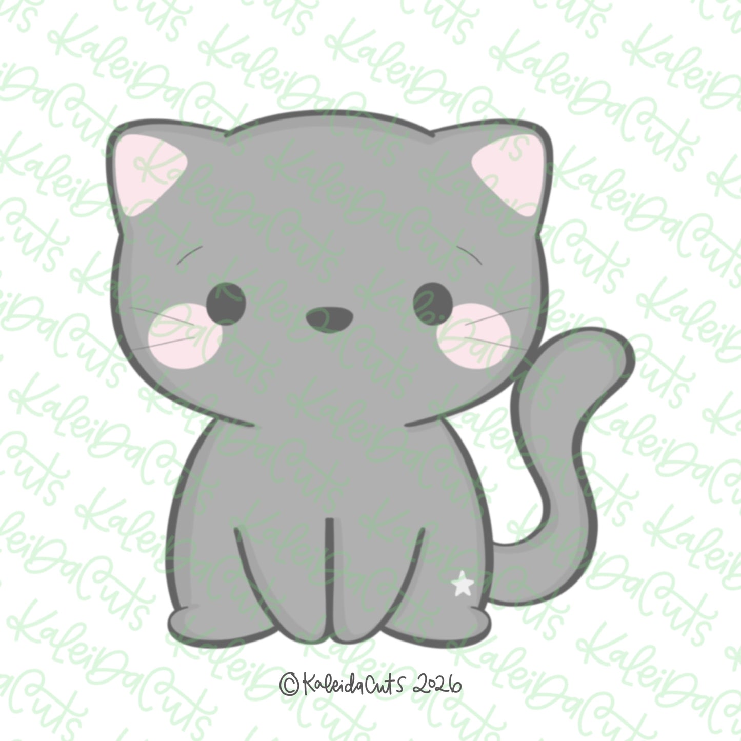 Witchy Cat Cookie Cutter