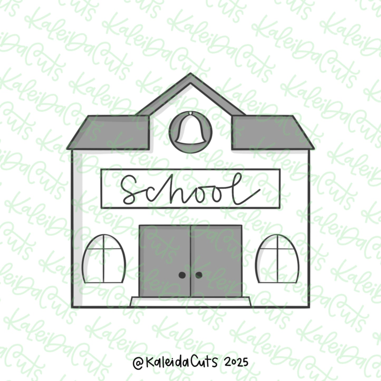 Squarish School Cookie Cutter