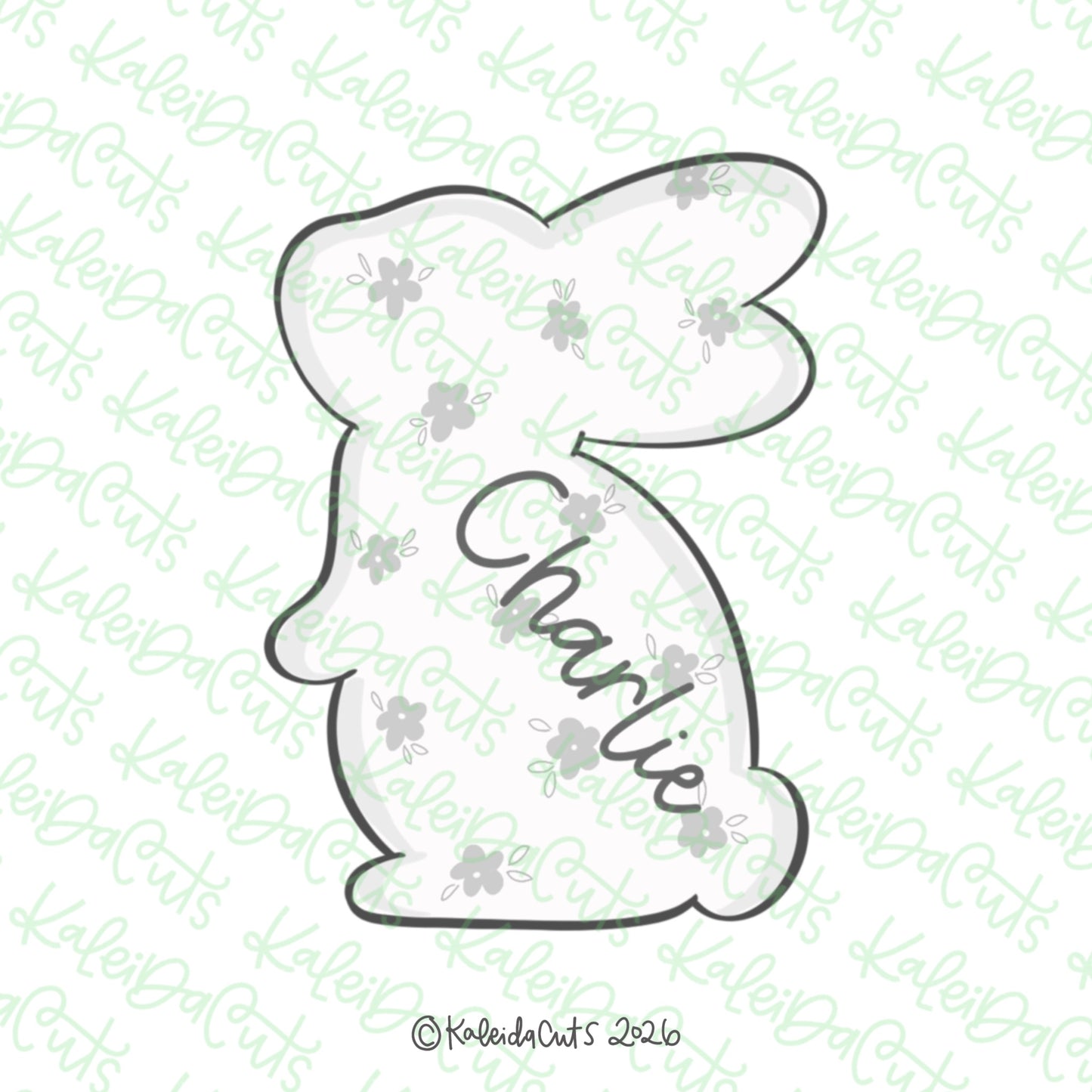 Bounding Bunny Charlie Cookie Cutter