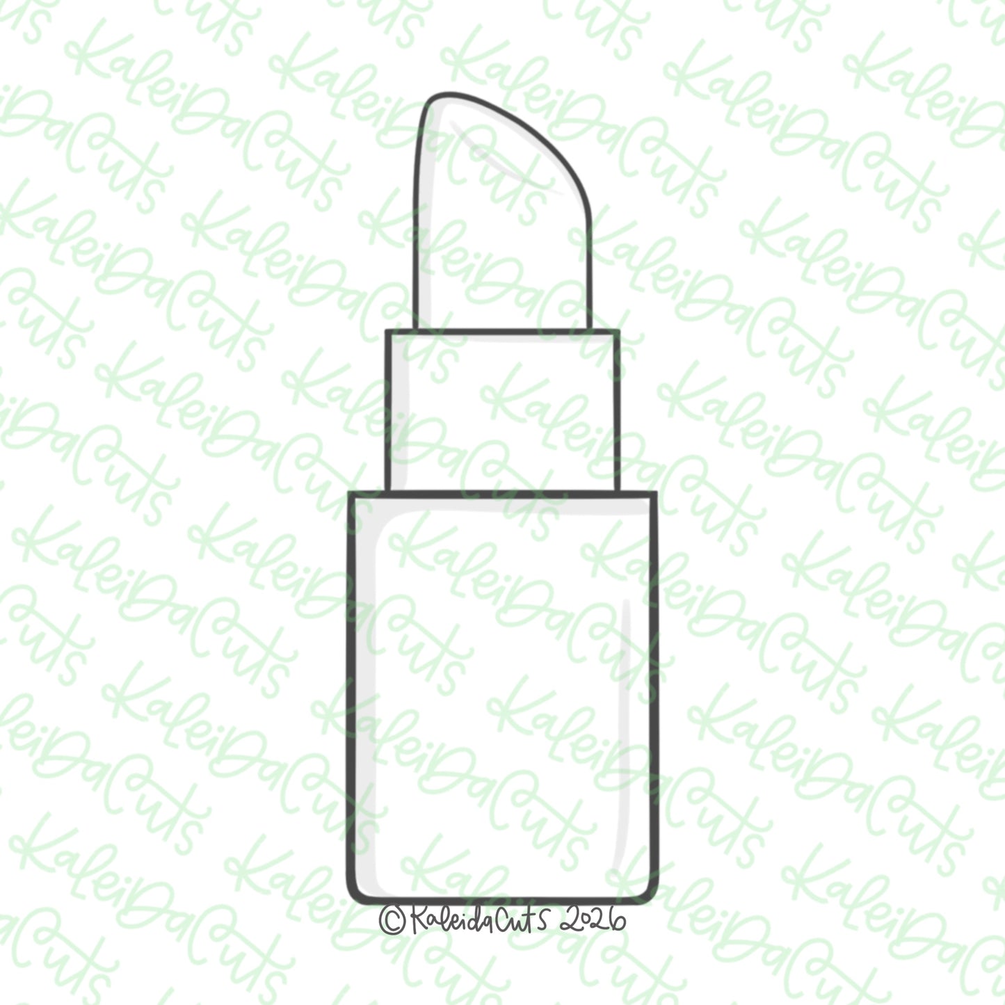 Lipstick Tube Cookie Cutter