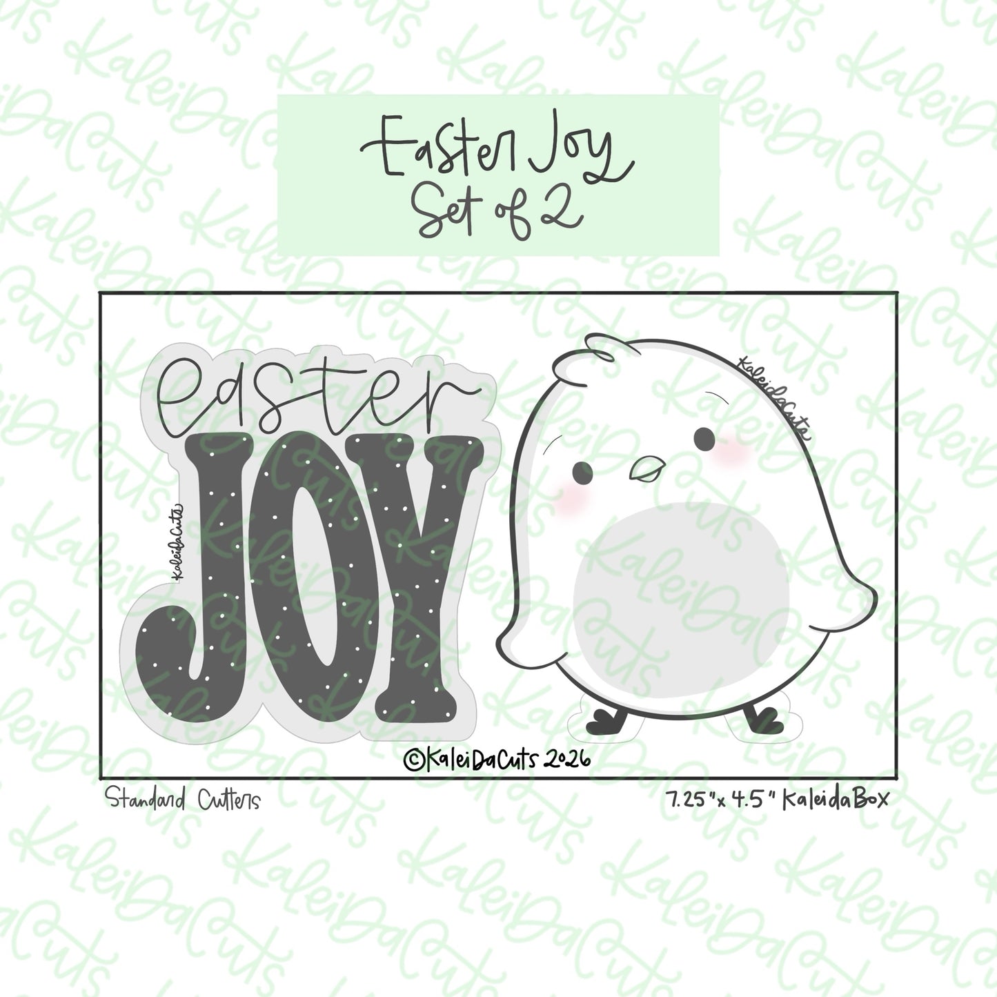Easter Joy Cookie Cutters Set of 2